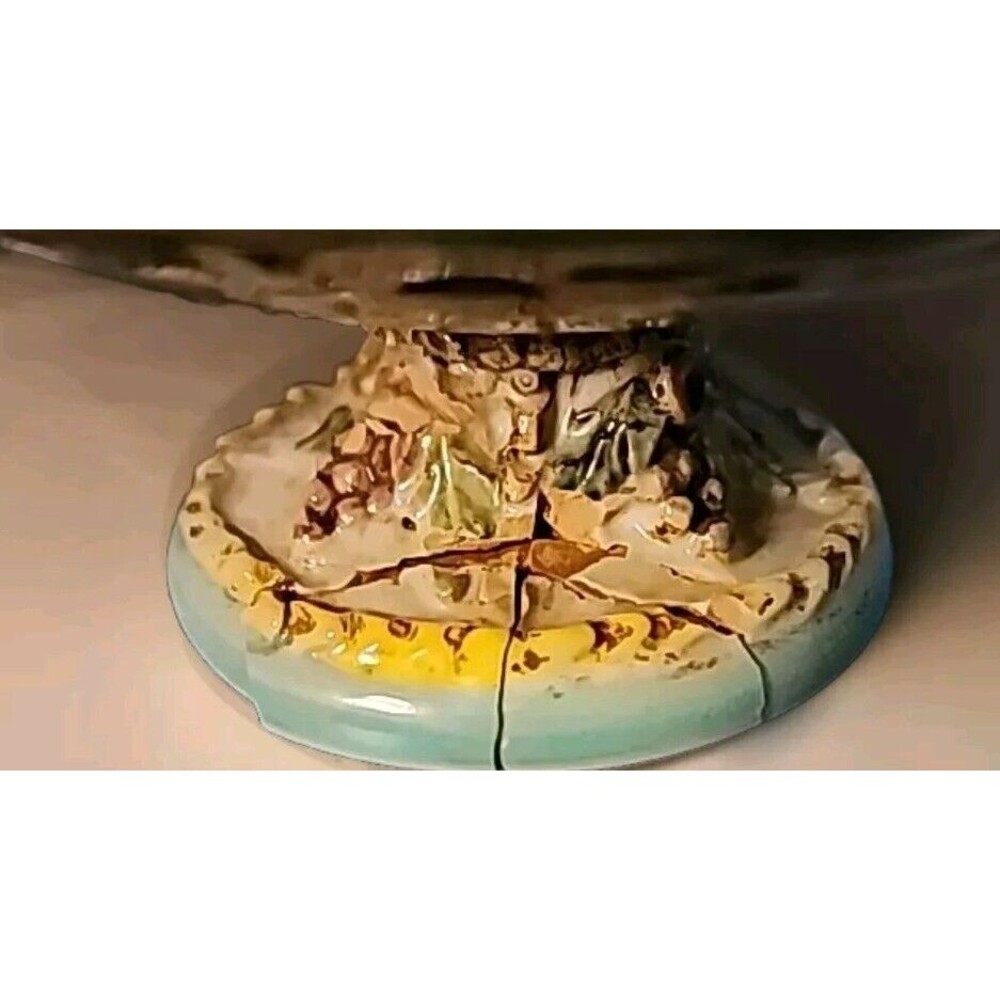 Antique Capodimonte Style Porcelain Italy Dresser Candy Nut Dish Read - Picture 12 of 13